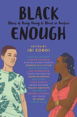 Cover of Black Enough, a Black girl and boy looking opposite each other