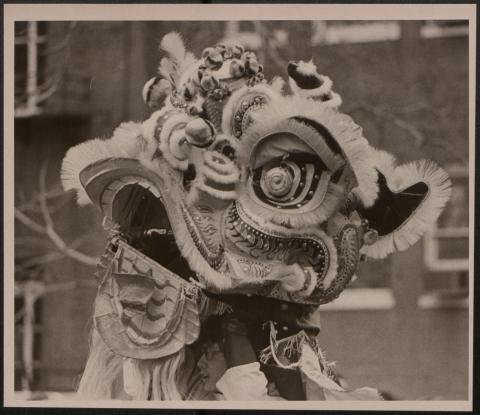 Dragon Dance in the 1961 Chinese Lunar New Year Parade