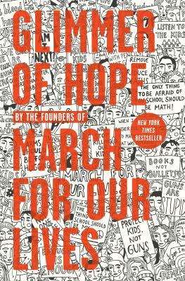 Cover of Gimmer of Hope, a drawing of youth protesting guns and gun violence