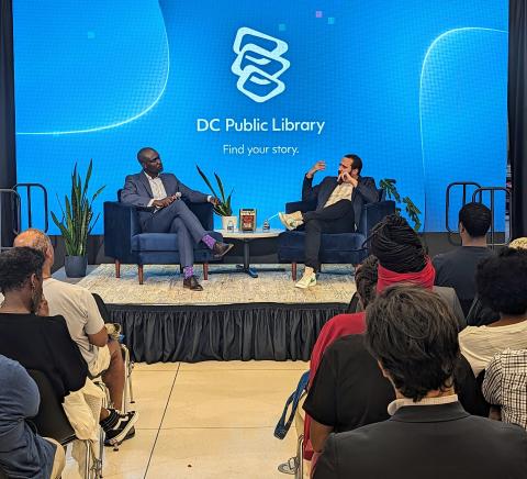 Axios Senior Political Reporter Eugene Scott and Pulitzer-Prize-winning journalist Wesley Lowery 