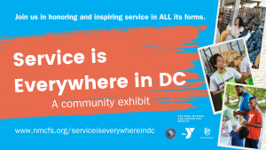 Service is Everywhere in DC Exhibit graphic