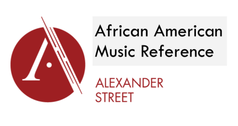 Alexander Street African American Music Reference logo