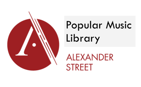 Alexander Street Popular Music Library logo