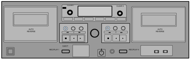 audio cassette deck image