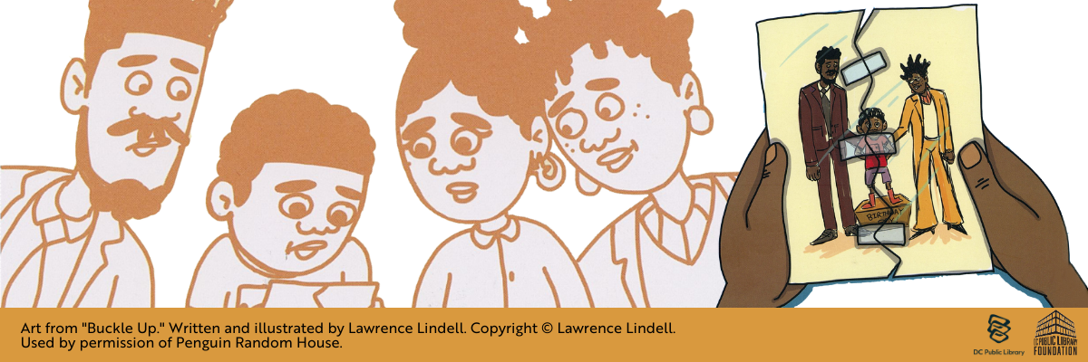 Art from "Buckle Up." Written and illustrated by Lawrence Lindell. Copyright © Lawrence Lindell. Used by permission of Penguin Random House.