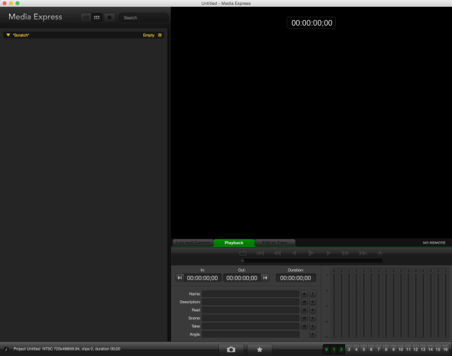 Blackmagic Playback Window