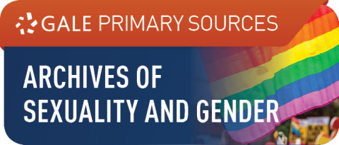 Gale Primary Sources: Archives of Sexuality and Gender logo