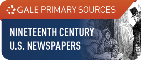 Gale Primary Sources: Nineteenth Century Newspapers logo
