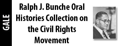 Ralph J. Bunche Oral Histories Collection on the Civil Rights Movement logo
