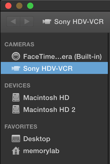 iMovie screen