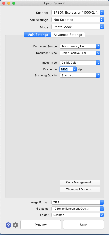 Slides settings image