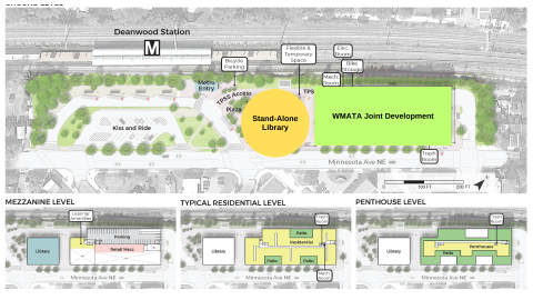 Deanwood Library Site Map