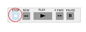 VHS stop window